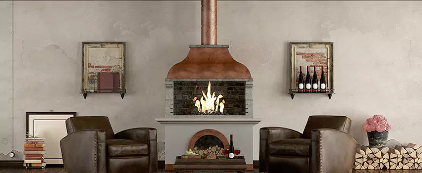 Thelin Hearth Products Providence Pellet Insert Fireplace Installation in Lowell, MA
