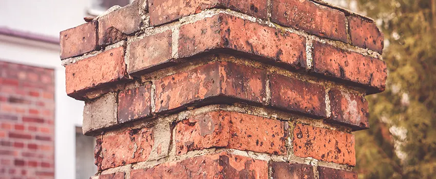 Cracked Chimney Bricks Repair Cost in Lowell, Massachusetts