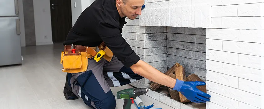 Fireplace Damaged Damper Frame Repair Services in Lowell, Massachusetts