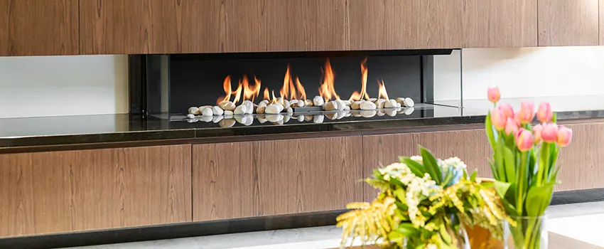 Double-height Fireplace Design Refurbishment in Lowell, Massachusetts